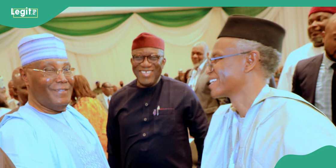 Atiku and El-Rufai visit Edwin Clark's family