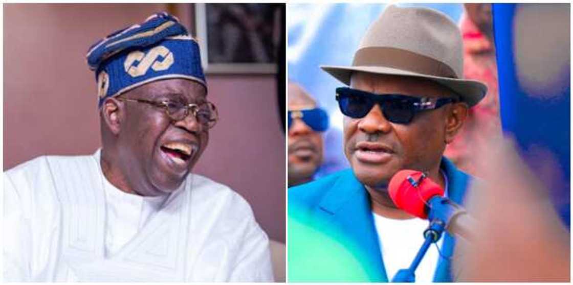 Bola Tinubu/Nyeson Wike/APC/PDP/2023 elections