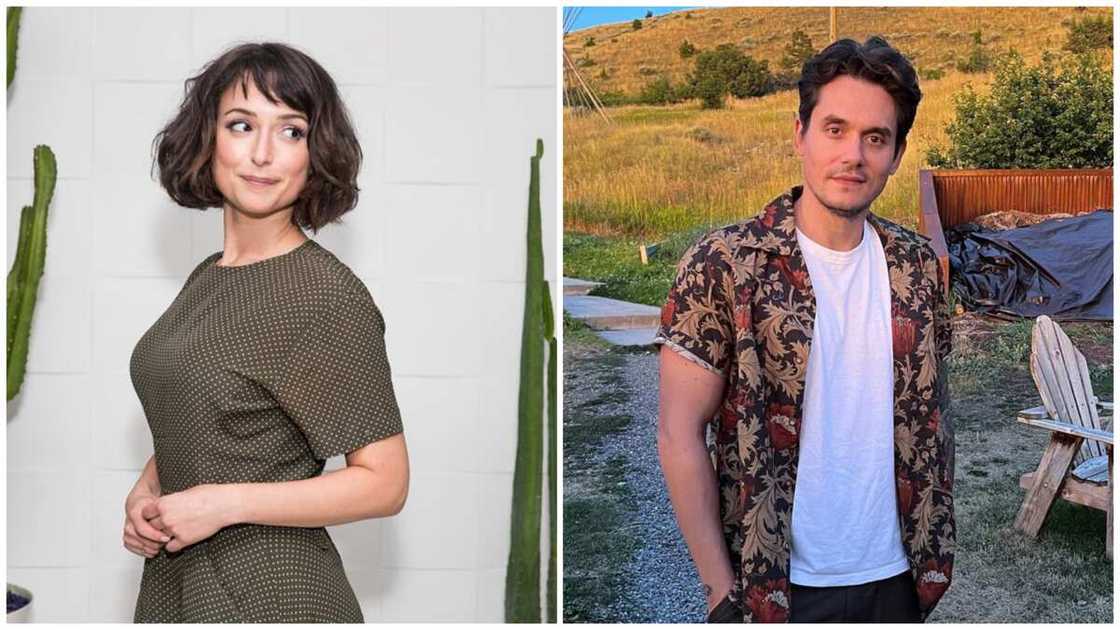 milana vayntrub and john mayer milana vayntrub and john mayer