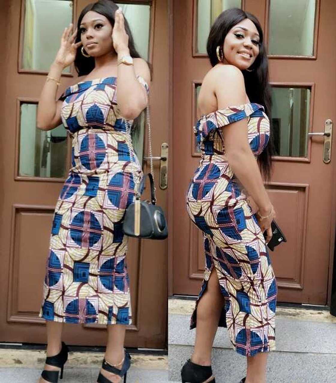 Bella Naija Ankara fashion dress Bella Naija Ankara fashion dress