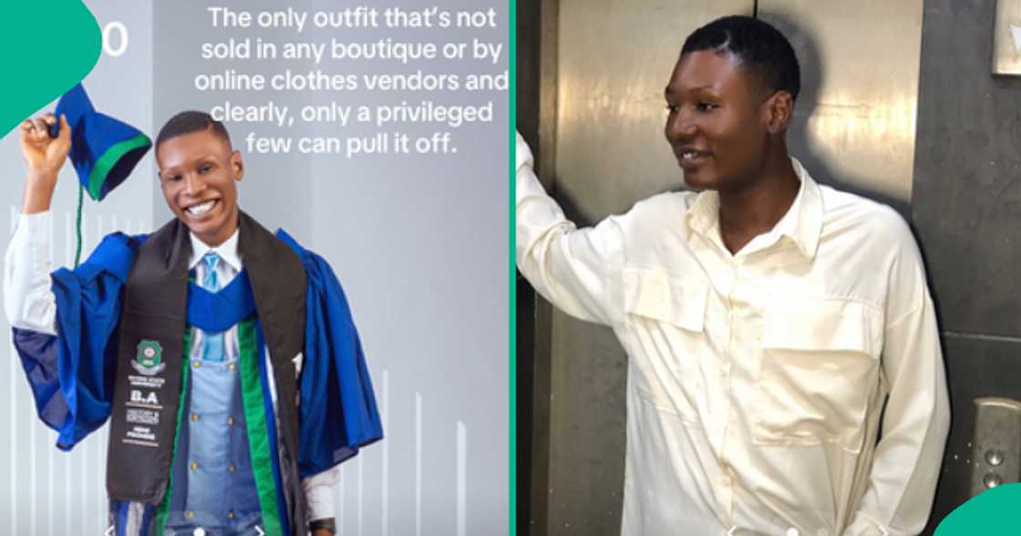 Graduate posts emotional video celebrating his convocation ceremony alone.