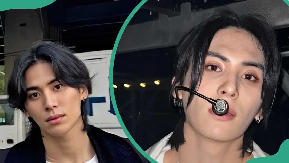 Yoo Taeyang at LINE CUBE Shibuya (L). The singer at Makuhari Messe (R) Yoo Taeyang at LINE CUBE Shibuya (L). The singer at Makuhari Messe (R)