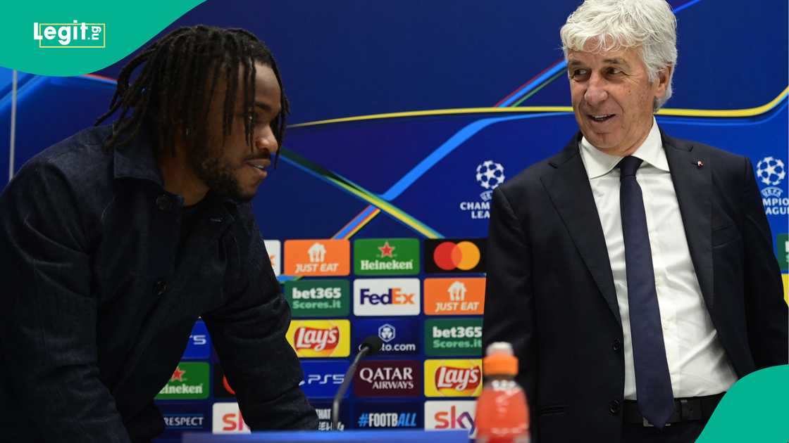 Ademola Lookman, Gian Piero Gasperini, Atalanta, Real Madrid, Bergamo, Italy, UEFA Champions League.