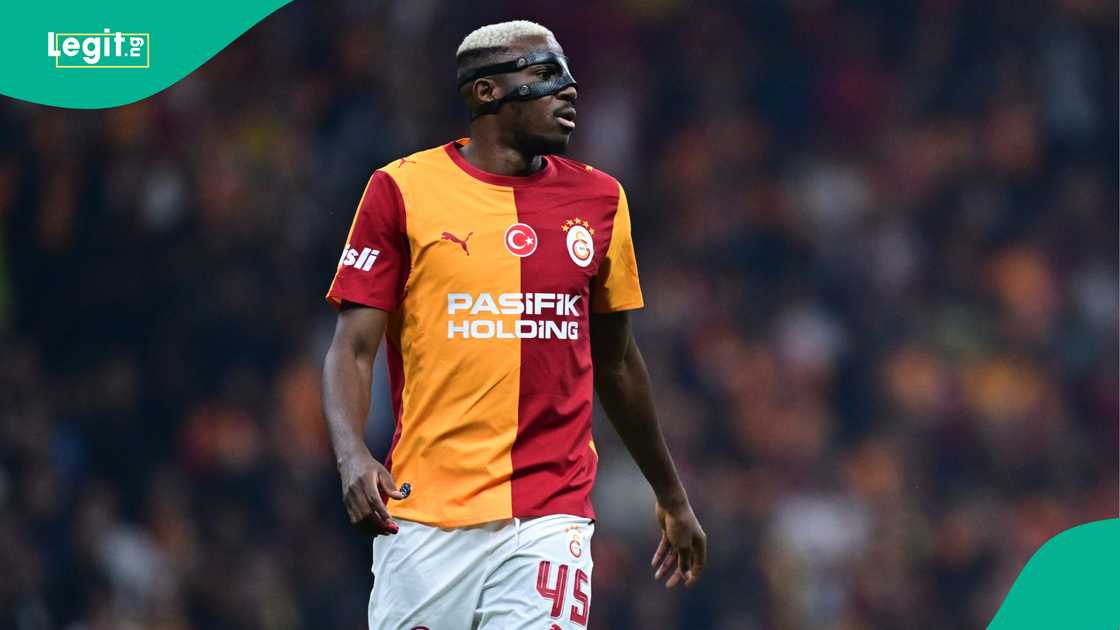 Victor Osimhen, Galatasaray, Barcelona, UEFA Champions League, Istanbul. Victor Osimhen, Galatasaray, Barcelona, UEFA Champions League, Istanbul.