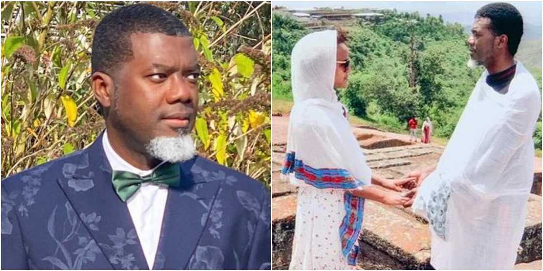 Reno Omokri and his wife Reno Omokri and his wife