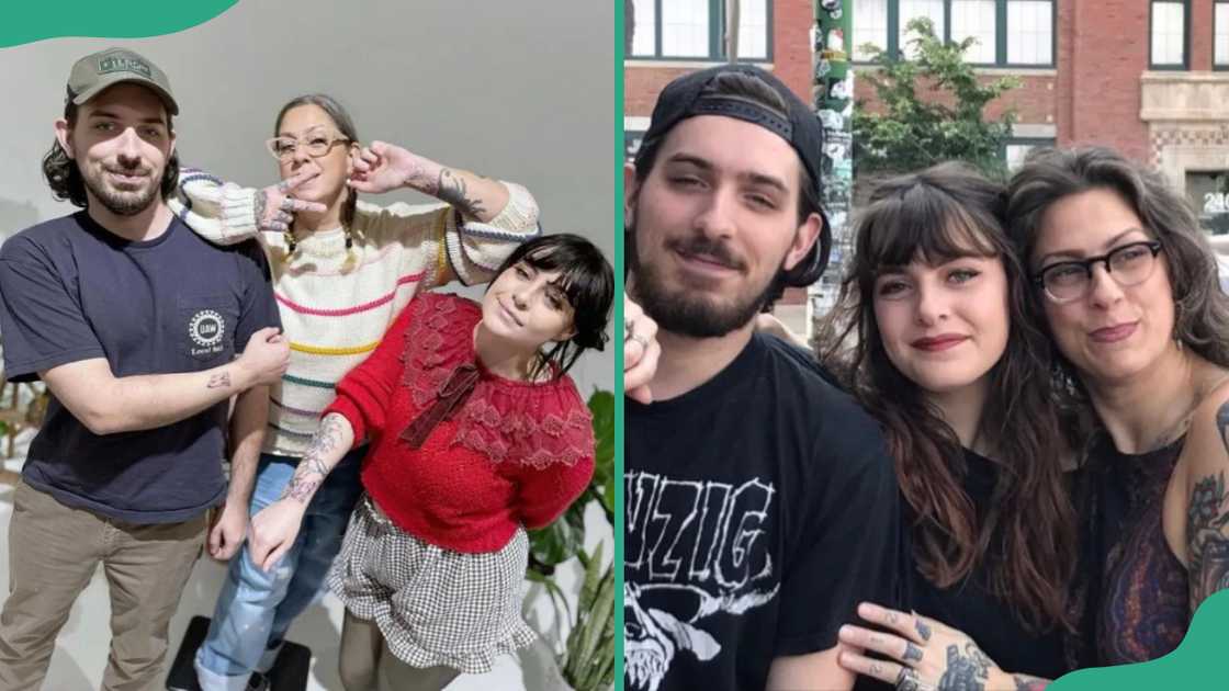 Danielle Colby with her children