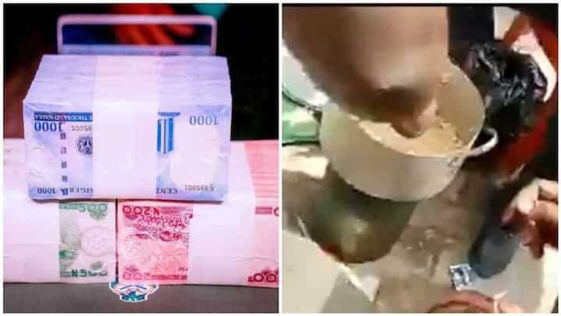 An koma dafa abinci a banki saboda layin ATM An koma dafa abinci a banki saboda layin ATM