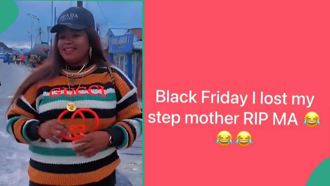 Nigerian woman who lost her step mother. Nigerian woman who lost her step mother.