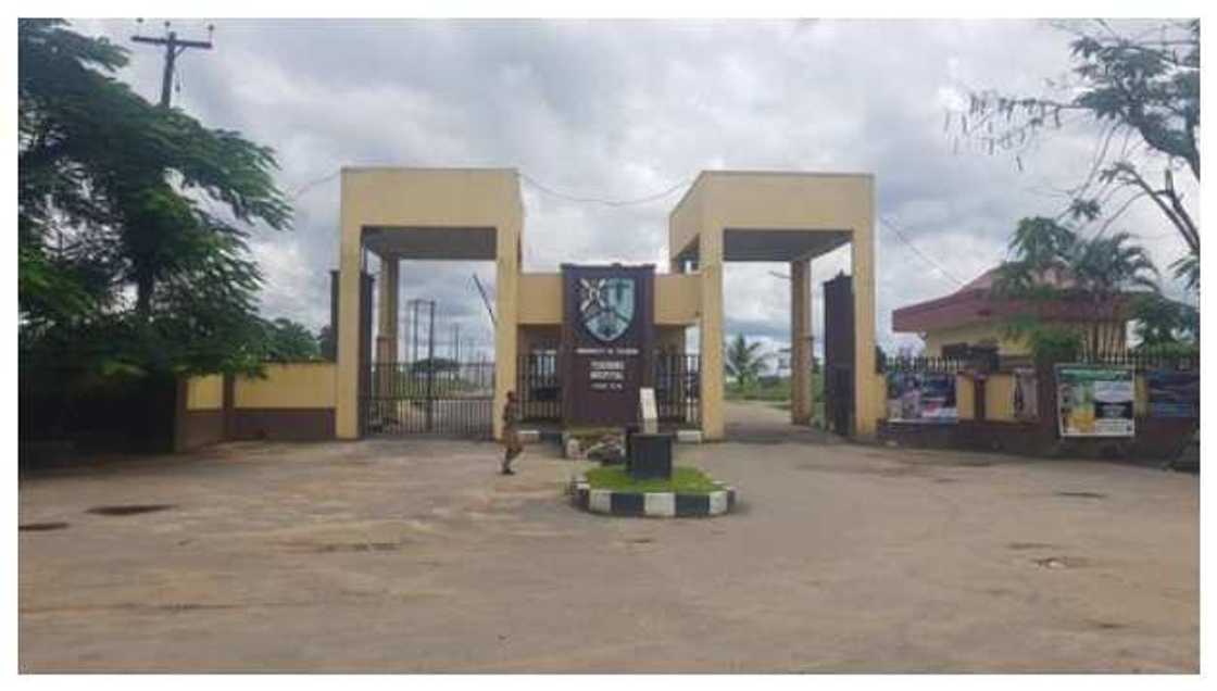 The gate of University of Calabar Teaching Hospital The gate of University of Calabar Teaching Hospital