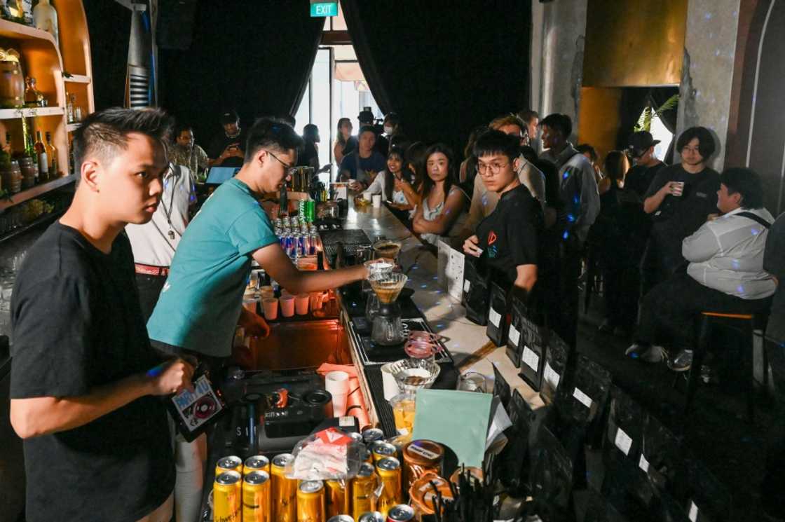 The parties blend curated music with specialty coffee served in white paper cups. The vibe is light, friendly and very Gen Z. The parties blend curated music with specialty coffee served in white paper cups. The vibe is light, friendly and very Gen Z.