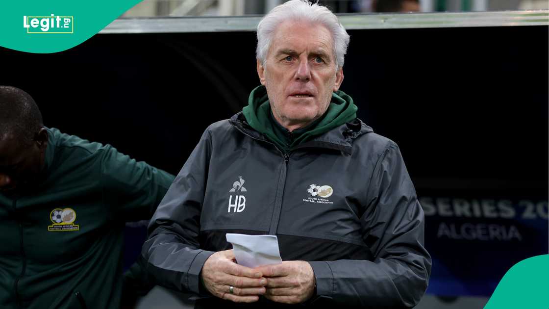 Hugo Broos, Bafana Bafana, South Africa, Broos names 23-man squad for World Cup qualifier, Broos names Ime Okon in squad to face Nigeria. Hugo Broos, Bafana Bafana, South Africa, Broos names 23-man squad for World Cup qualifier, Broos names Ime Okon in squad to face Nigeria.
