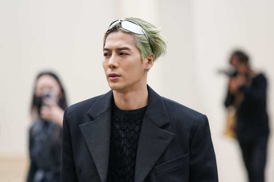 Jackson Wang at Louis Vuitton, during the Paris Fashion Week - Menswear Fall Winter