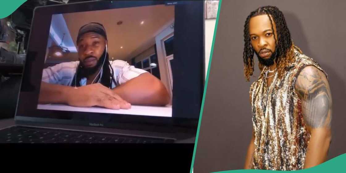 Singer Flavour warns against scammers impersonating him. Singer Flavour warns against scammers impersonating him.
