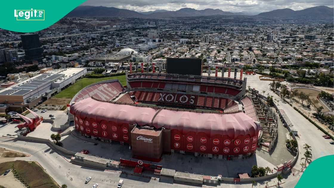 An aerial view of the Caliente Stadium in Tijuana, Baja California state where Iran has relocated its camp ahead for the 2026 FIFA World Cup. Photo by Guillermo Arias An aerial view of the Caliente Stadium in Tijuana, Baja California state where Iran has relocated its camp ahead for the 2026 FIFA World Cup. Photo by Guillermo Arias