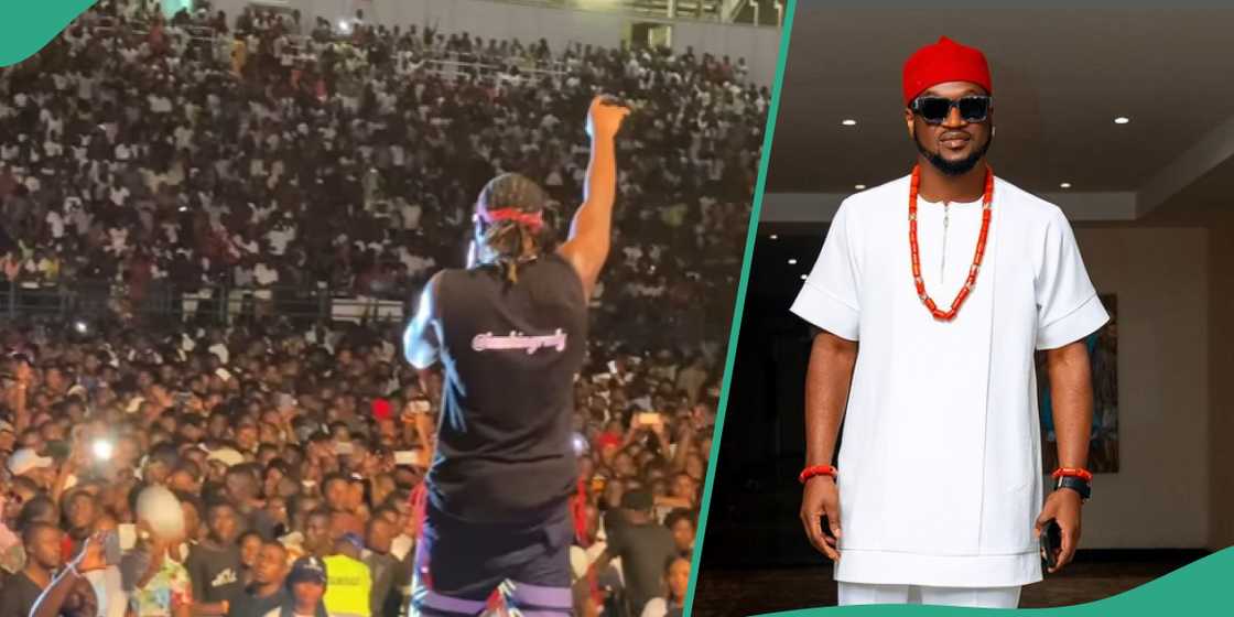 Paul Okoye, Rudeboy performing after fight with twin Peter Okoye, Paul Okoye, Rudeboy