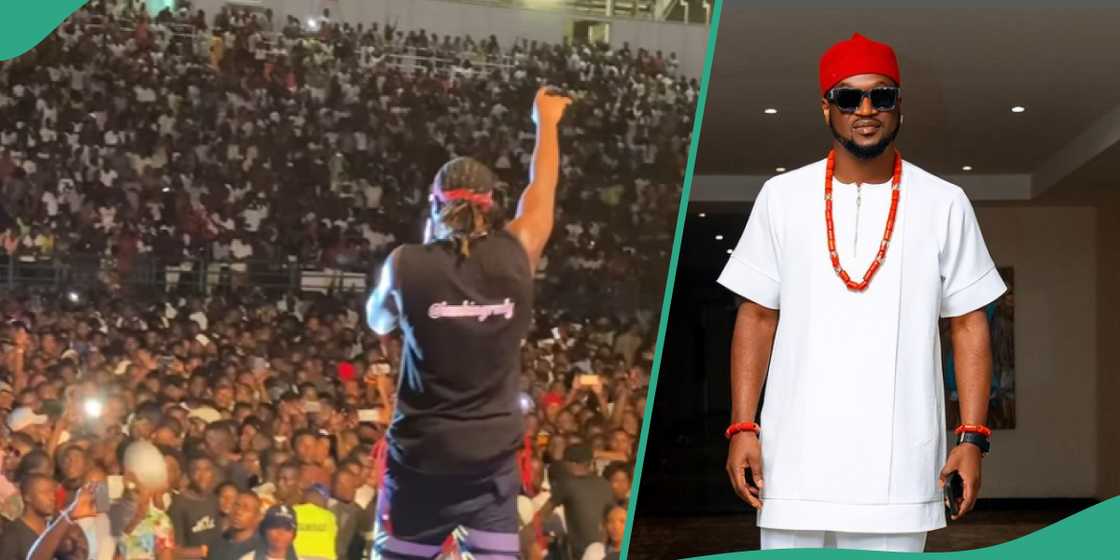 Paul Okoye, Rudeboy performing after fight with twin Peter Okoye, Paul Okoye, Rudeboy Paul Okoye, Rudeboy performing after fight with twin Peter Okoye, Paul Okoye, Rudeboy