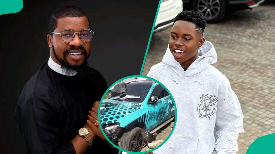 Prophet Muyiwa Akogun of God's City in Ekiti's prophecy about Peller trends after his car accident as fans react. Prophet Muyiwa Akogun of God's City in Ekiti's prophecy about Peller trends after his car accident as fans react.
