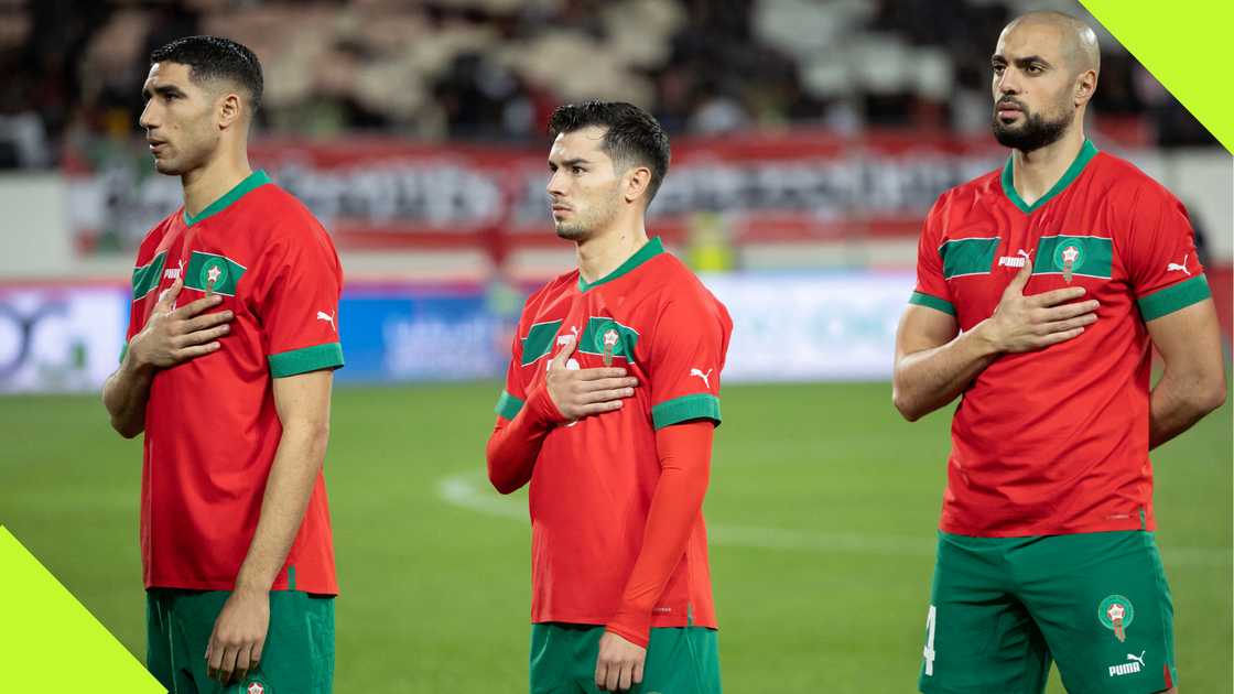 Achraf Hakimi, Brahim Diaz, Sofyan Amrabat, Angola, Adrar Stadium, Agadir, Morocco.