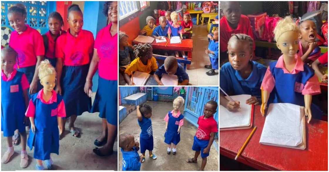 Standard Nursery and Preparatory school, Sierra Leone, Mary the doll, doll goes to school Standard Nursery and Preparatory school, Sierra Leone, Mary the doll, doll goes to school