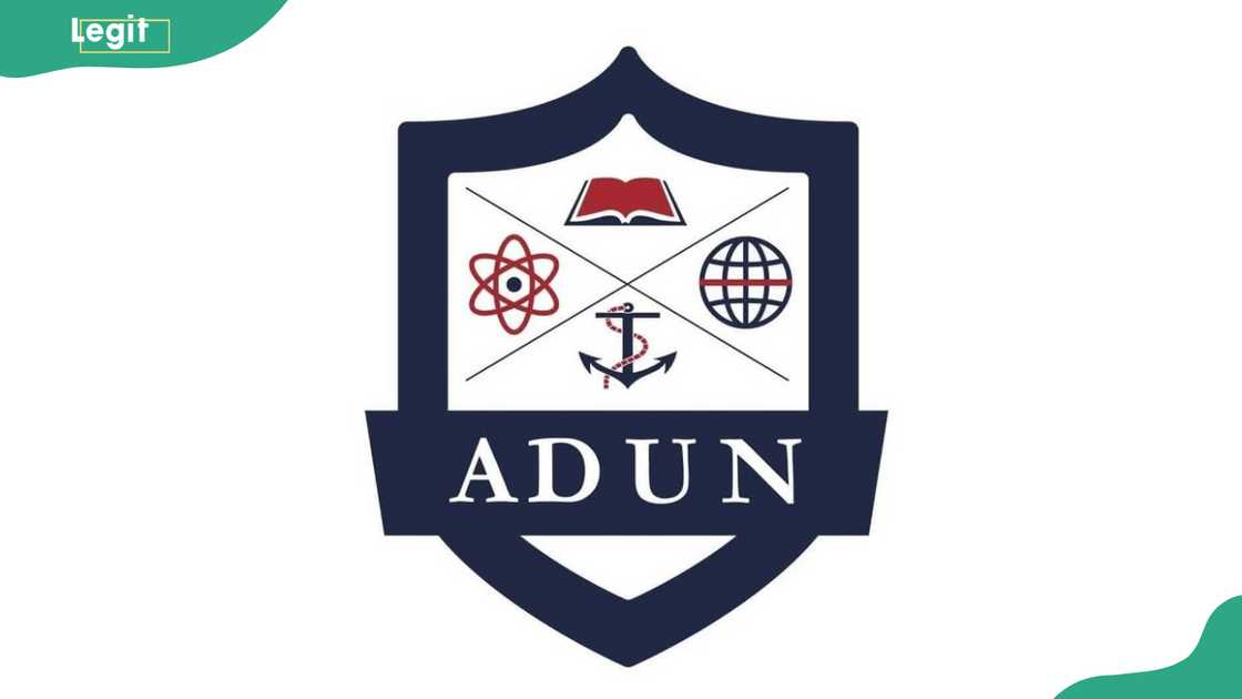 Admiralty University logo Admiralty University logo