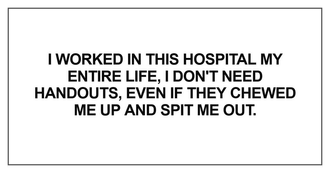 I worked in this hospital my entire life