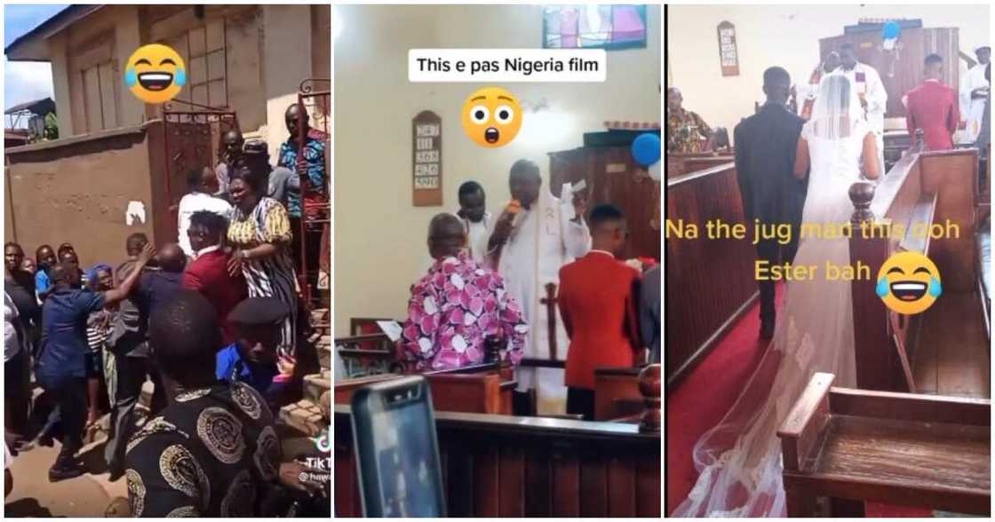 Marriage drama, wedding disrupted, lady and her family disrupt wedding Marriage drama, wedding disrupted, lady and her family disrupt wedding