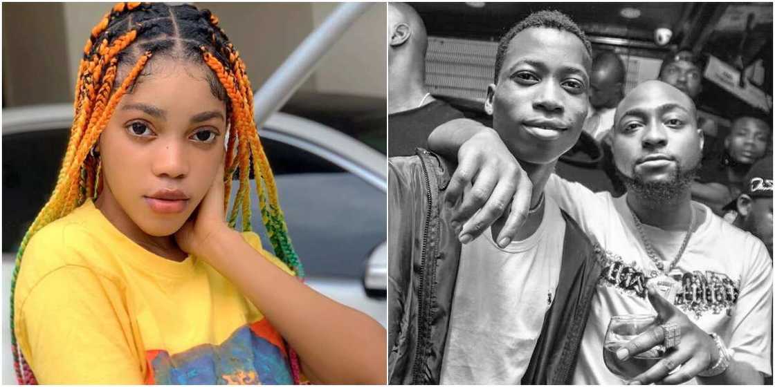 Davido's signee, Lil Frosh’s girlfriend, Gift speaks