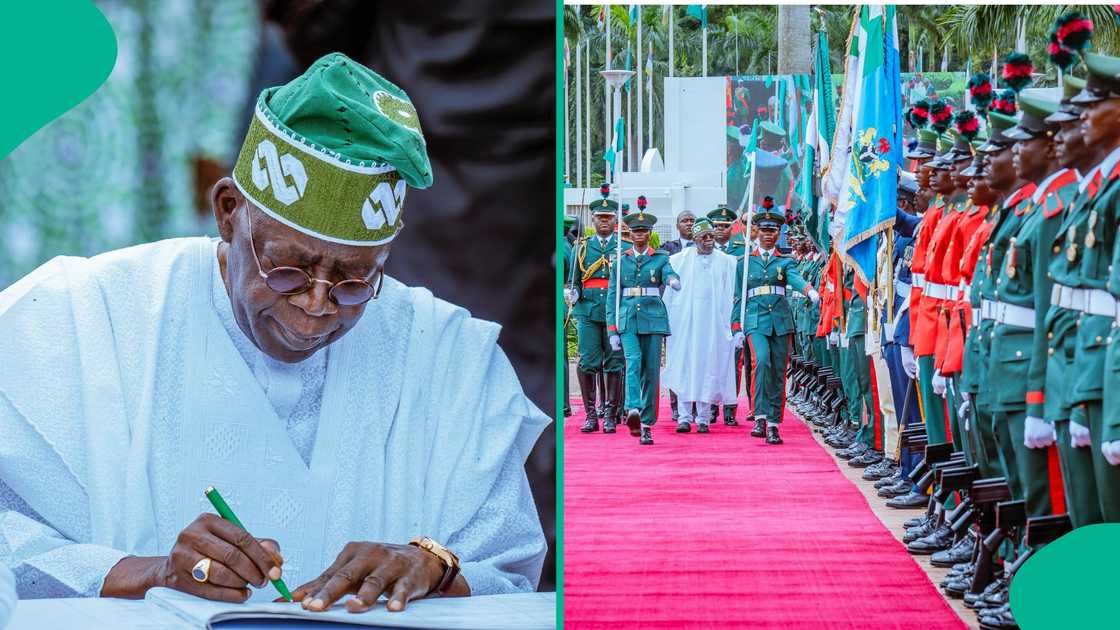 Tinubu leads Nigeria’s 64th Independence day celebrations. Tinubu leads Nigeria’s 64th Independence day celebrations.