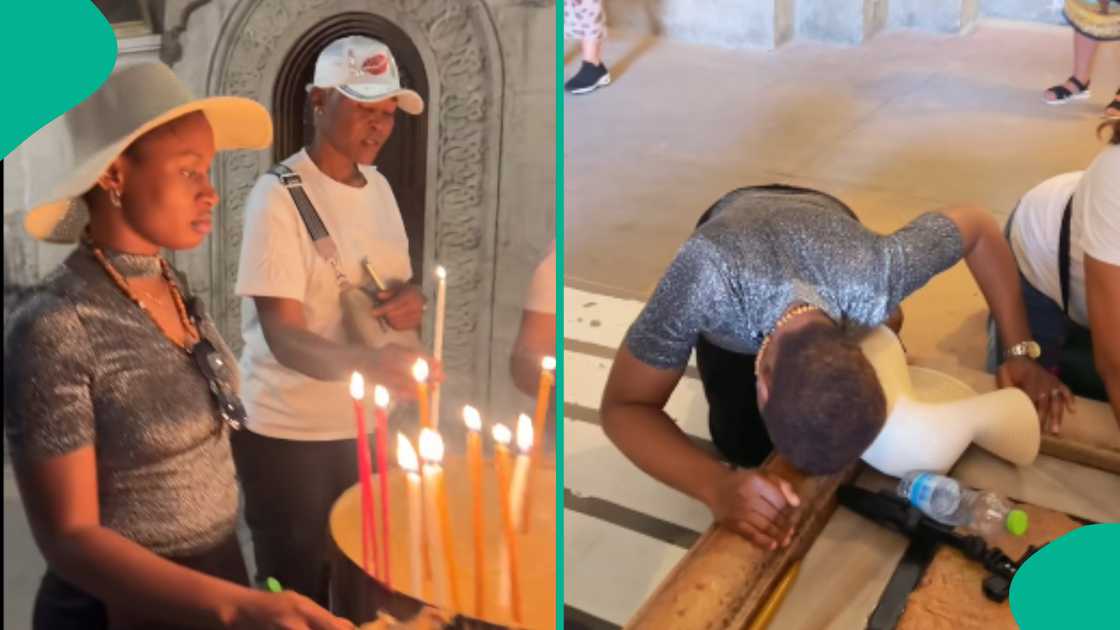 Lady who visited Jerusalem shares video.