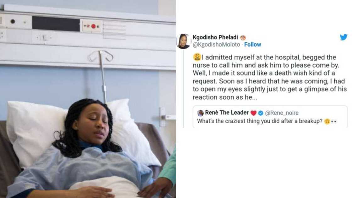 Lady fakes serious illness to get ex back Lady fakes serious illness to get ex back