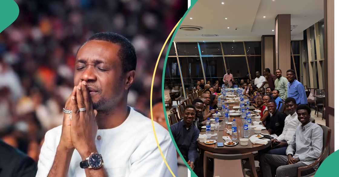 Nathaniel Bassey takes Hallelujah Challenge team on dinner date