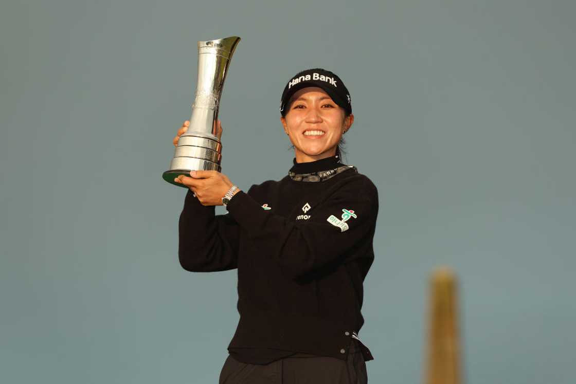 Lydia Ko at St Andrew's Old Course in St Andrews, Scotland. Lydia Ko at St Andrew's Old Course in St Andrews, Scotland.