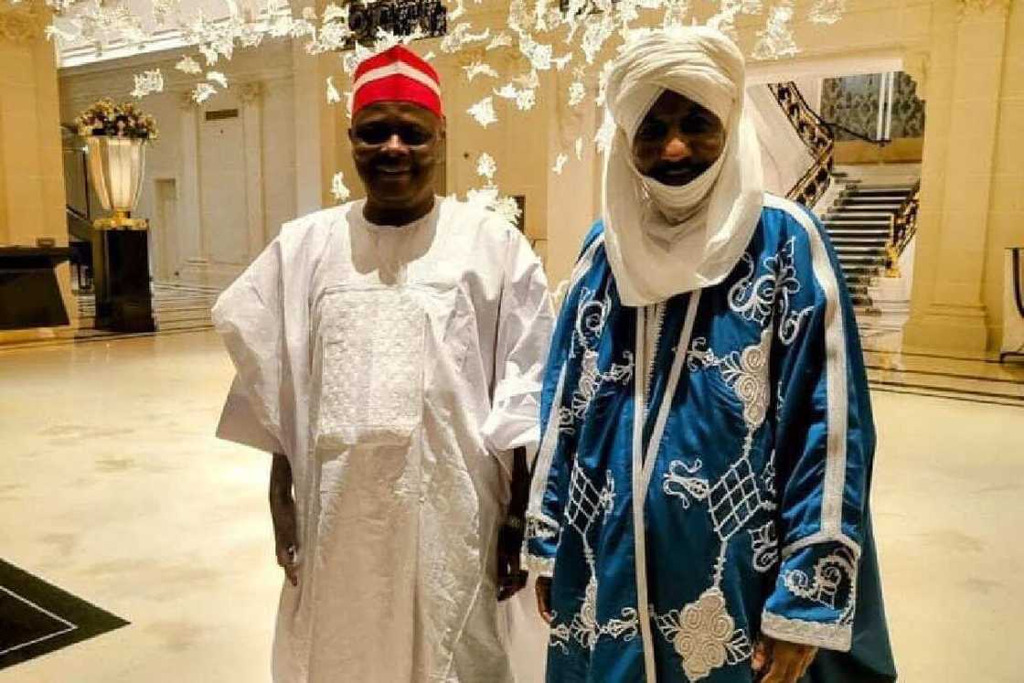 Kwankwaso, Tinubu, da Sanusi Kwankwaso, Tinubu, da Sanusi