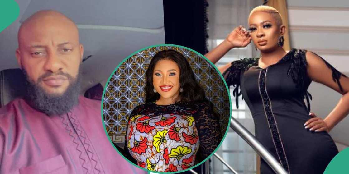 Yul Edochie's secret chat with May about Judy Austin leaks online. Yul Edochie's secret chat with May about Judy Austin leaks online.