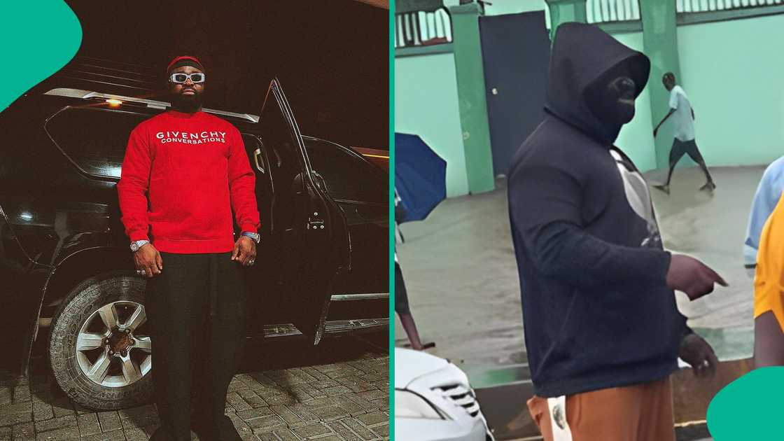 Harrysong plead with protesters. Harrysong plead with protesters.