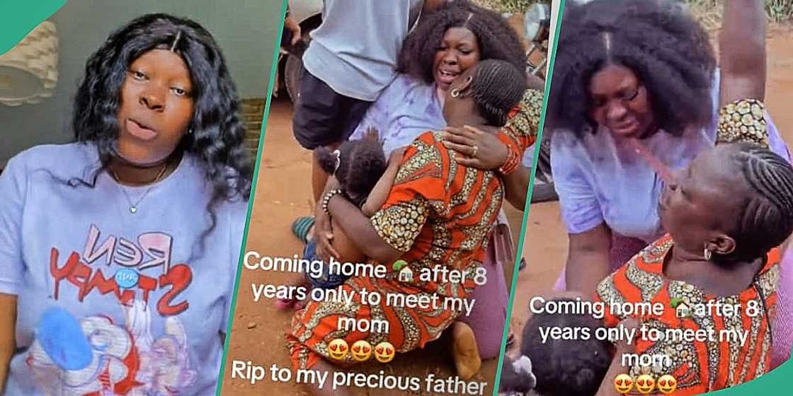 Lady finds out dad died after 8 years away