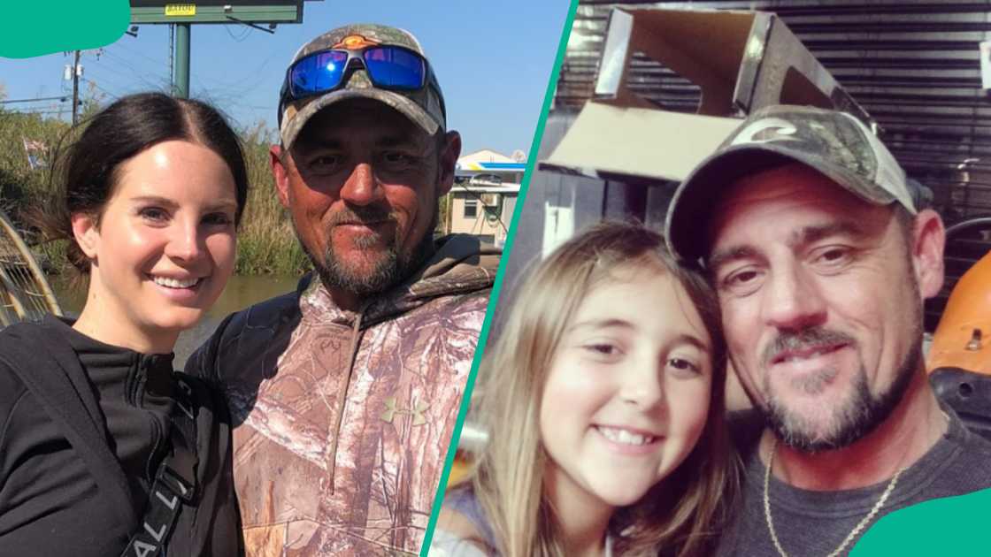 Lana Del Rey's husband Jeremy Dufrene with his daughter Kadence