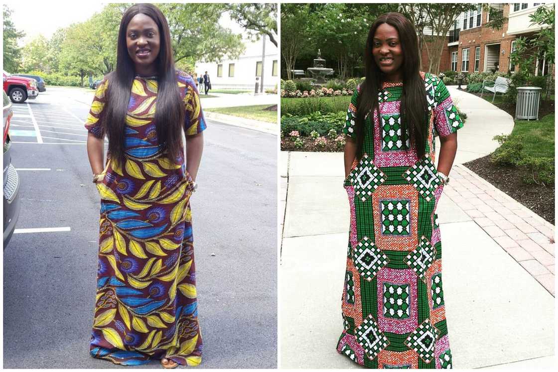 Pero Adeniyi in different photos dressed in African Ankara material Pero Adeniyi in different photos dressed in African Ankara material