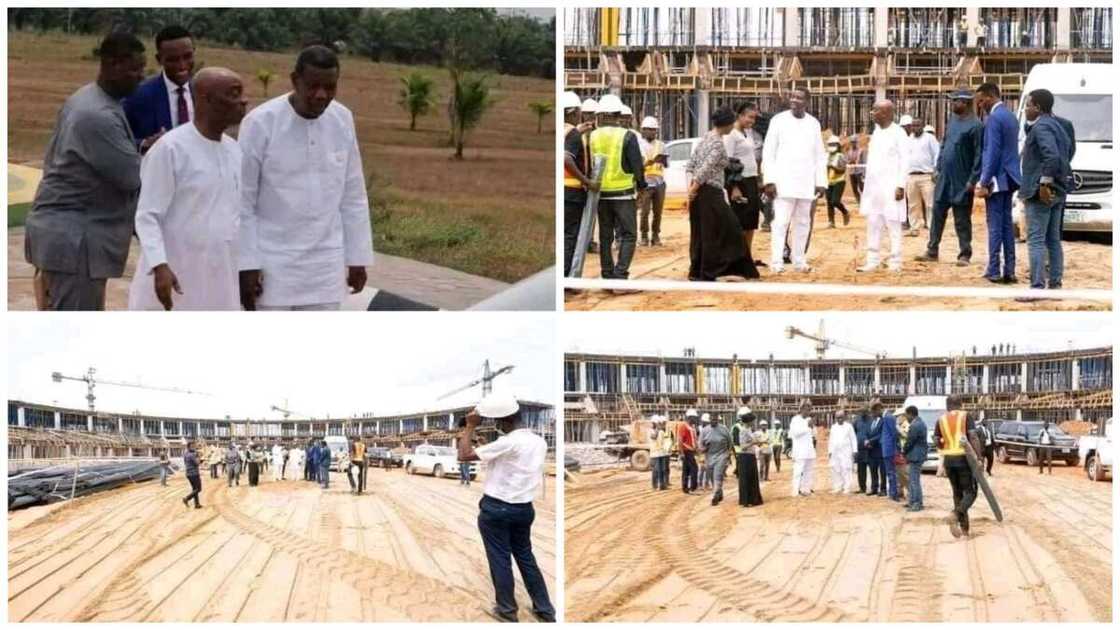 Photos emerge as Adeboye visits Oyedepo's $200m Ark Legacy Project Photos emerge as Adeboye visits Oyedepo's $200m Ark Legacy Project