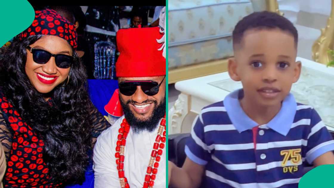 Yul Edochie and Judy Austin's son gets car gift for Christmas.