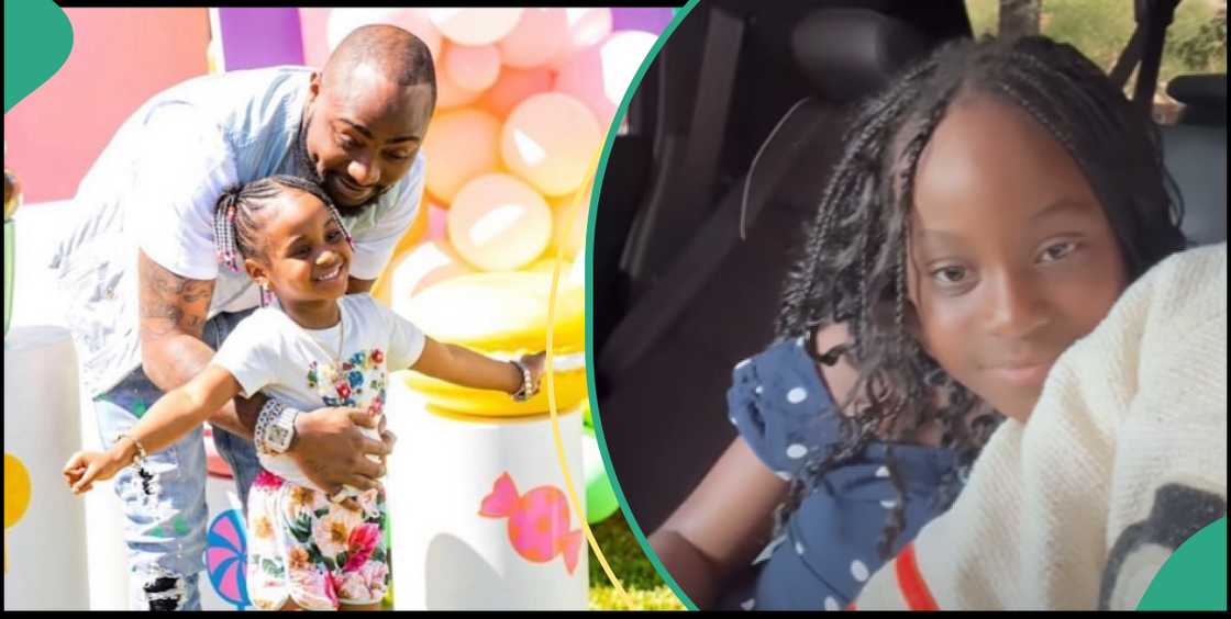 Davido and daughter Hailey Davido and daughter Hailey