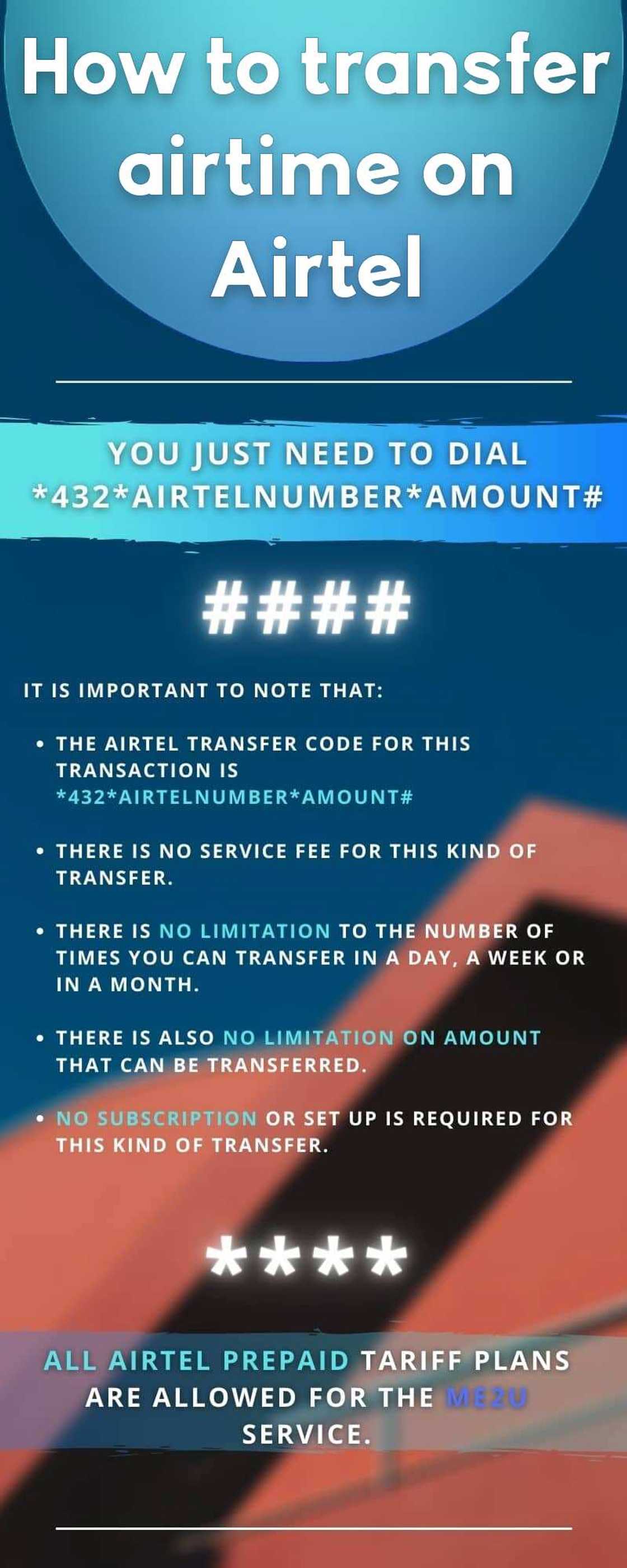 How to transfer airtime on Airtel