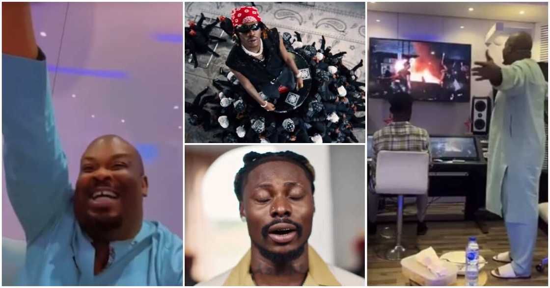 Don Jazzy's heartwarming reaction to Asake and Fireboy's music video. Don Jazzy's heartwarming reaction to Asake and Fireboy's music video.
