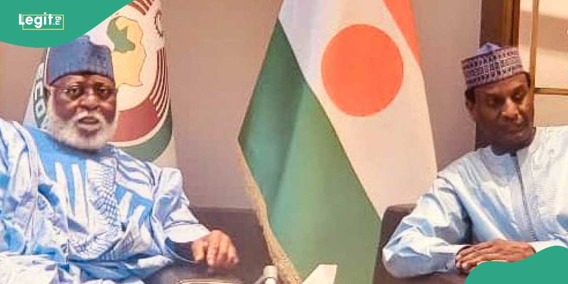 Abdulsalami gives fresh update about Niger crisis/Abdulsalami gives Tinubu fresh update about Niger crisis Abdulsalami gives fresh update about Niger crisis/Abdulsalami gives Tinubu fresh update about Niger crisis