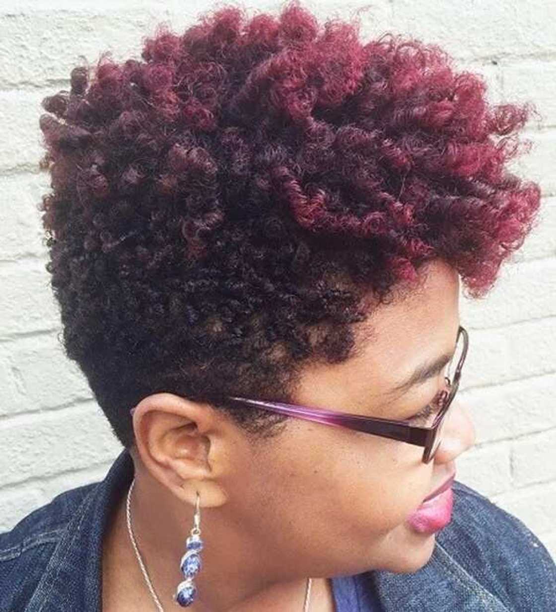 Burgundy highlights Burgundy highlights
