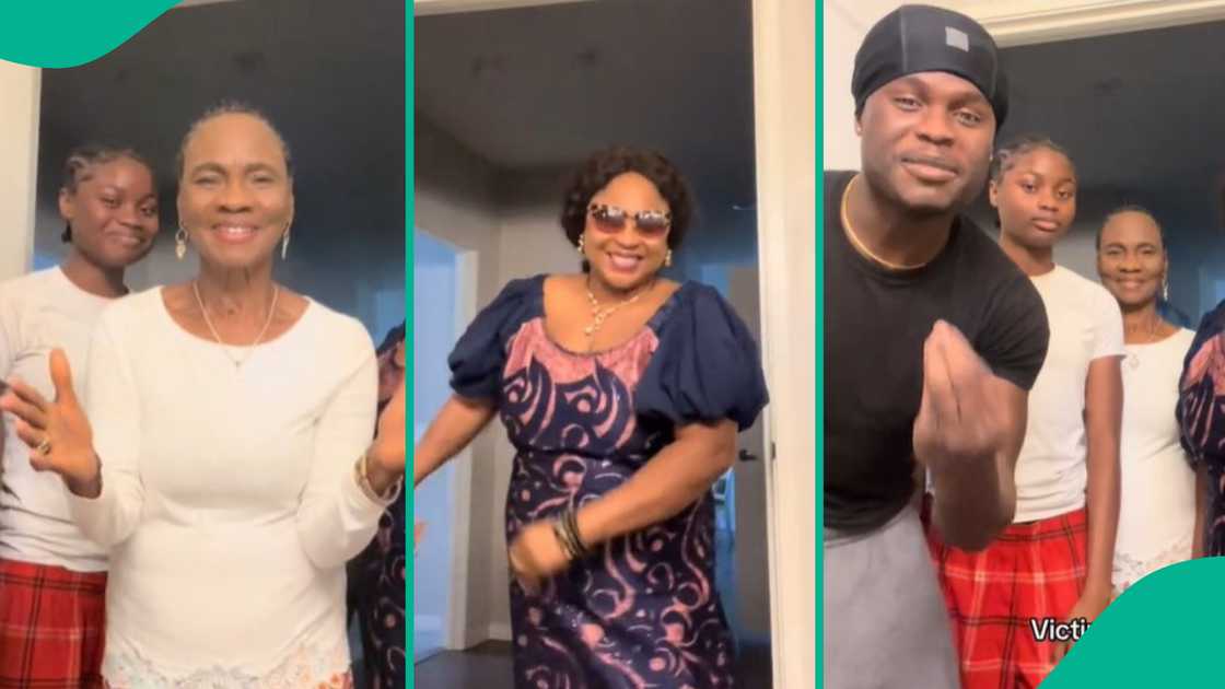 Yoruba-speaking Nigerian family joins give me my money trend