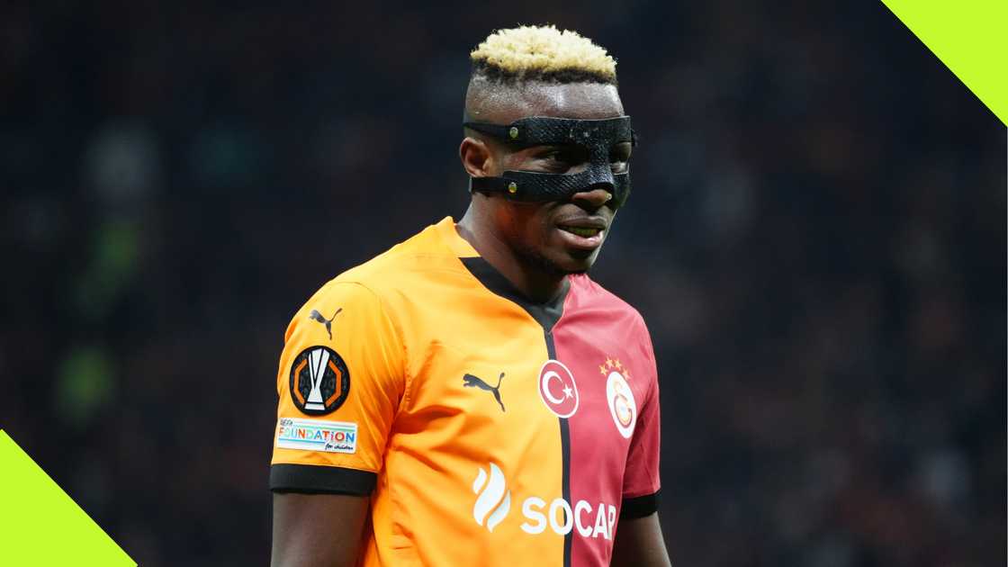 Victor Osimhen, Galatasaray, Tottenham Hotspur, Ali Sami Yen Spor Kompleksi, Istanbul, Turkiye, UEFA Europa League. Victor Osimhen, Galatasaray, Tottenham Hotspur, Ali Sami Yen Spor Kompleksi, Istanbul, Turkiye, UEFA Europa League.