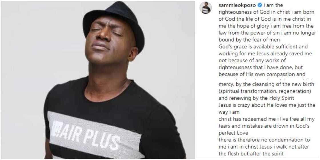 Sammie Okposo returns to social media Sammie Okposo returns to social media