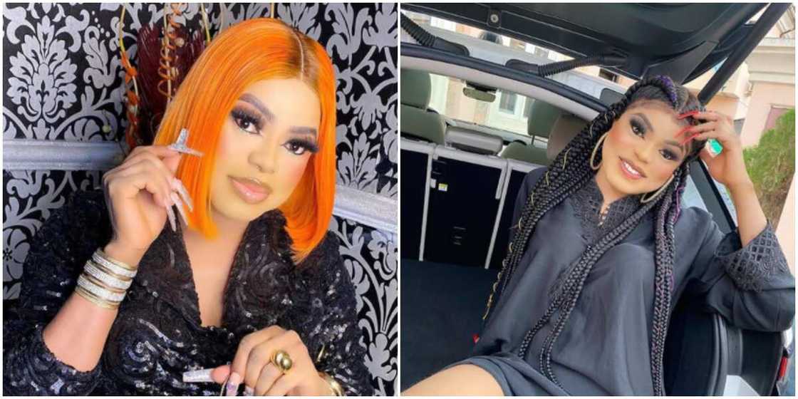 Reactions as lady cries out after getting disowned by father for drawing Bobrisky on her back Reactions as lady cries out after getting disowned by father for drawing Bobrisky on her back