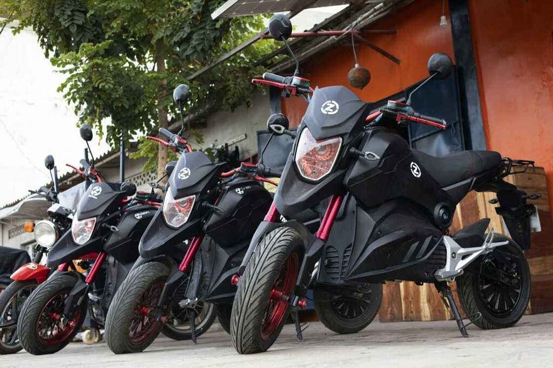 In Cotonou, two companies have been offering electric models for a few months and both say they are overwhelmed by demand In Cotonou, two companies have been offering electric models for a few months and both say they are overwhelmed by demand